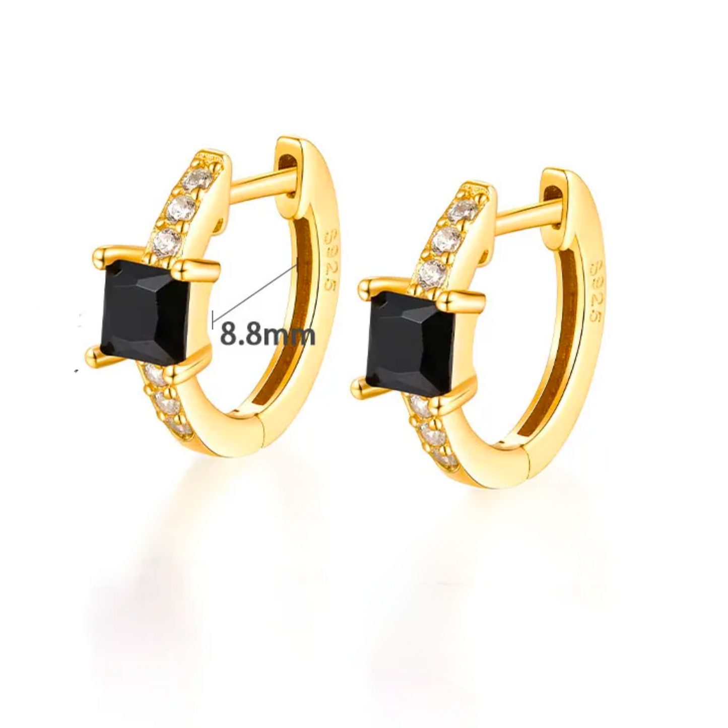 Cubic Classic Hoop Girl Earrings